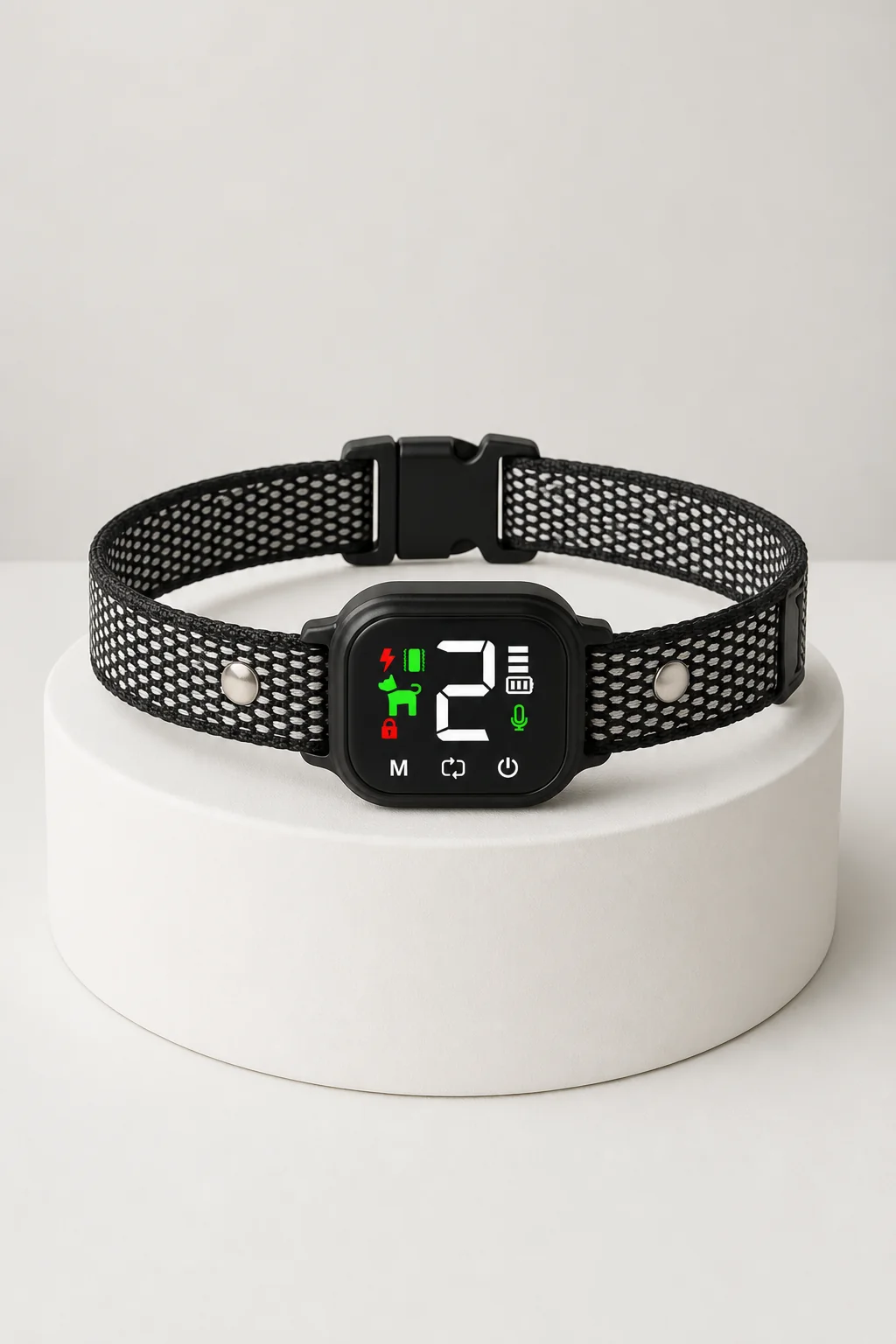 Walkyppaw collar charging on a desk